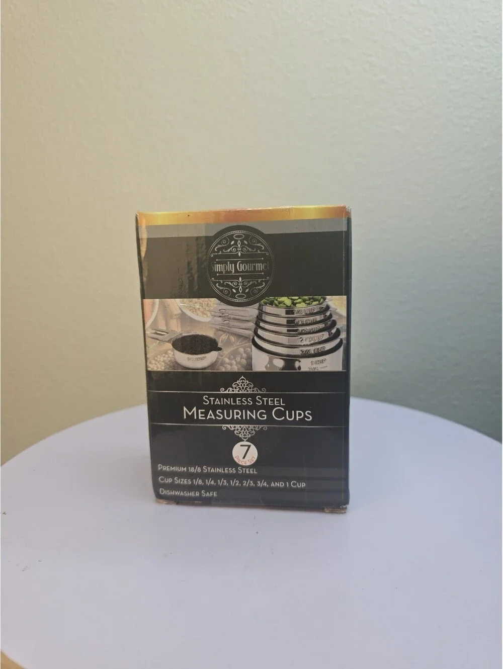 Simply Gourmet Stainless Steel Measuring Cups 7 Piece Set